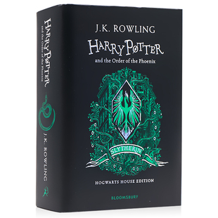 Slytherin 小说Harry and 英文原版 哈5 Phoenix JK罗琳 版 Order Potter 哈利波特与凤凰社20周年纪念学院精装 斯莱特林 the