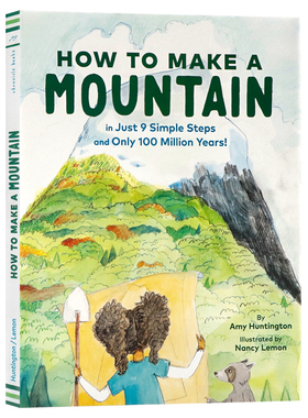 如何造一座山 英文原版 How to Make a Mountain 儿童互动活动书动物/生态/环保主题手工制作地理生态科普知识 Amy Huntington著作