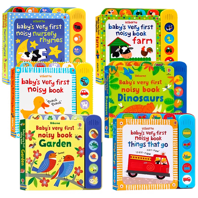 Usborne发声书6册英文原版绘本