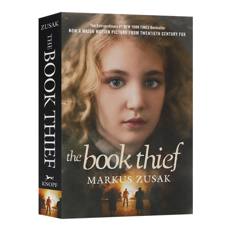 偷书贼 英文原版小说 the book thief 电影原著书籍 Markus Zusak马库斯·苏萨克 英国图书年度新人奖 莫尔钦市民的故事蓝思值730L