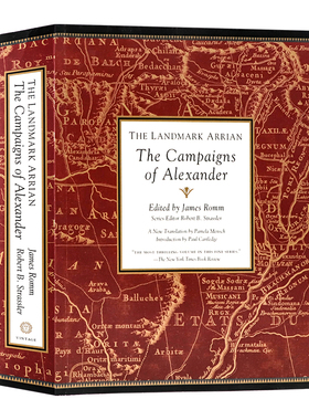 里程碑系列阿利安亚历山大远征记英文原版 The Landmark Arrian The Campaigns of Alexander 进口书籍历史平装James Romm