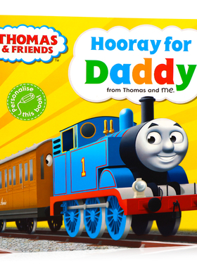 小火车托马斯和朋友们Thomas & Friends Hooray for Daddy 进口英文原版绘本 儿童英语早教启蒙图画故事书 亲子读物 动画片绘本