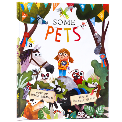 有些宠物 Some Pets 英文原版绘本 凯迪克大奖作者Brendan Wenzel新作They All Saw a Cat 精装大开 动物启蒙 精美插画