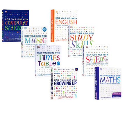 现货DK家庭教育工具书帮你的孩子掌握学习技巧英文原版 Help Your Kids With Study Skills 儿童英语教辅指导孩子学习技巧家庭育儿