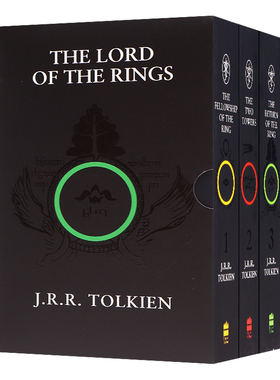 现货 魔戒三部曲 英文原版小说 The Lord of the Rings 霍比特人指环王魔戒托尔金作品 奇幻小说 电影原著便携版 J. R. R. Tolkien