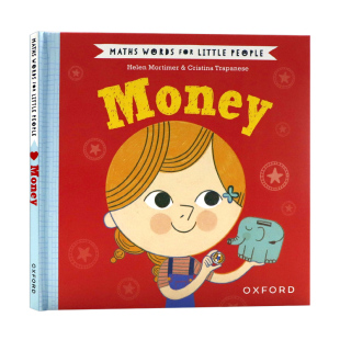 给小孩 进口书籍 money Maths 英文原版 帮助幼儿自信地探索数学儿童启蒙图画精装 for 金钱 Little People Words 数学词汇 绘本
