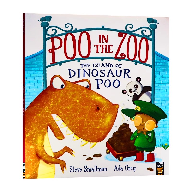 恐龙便便岛英文原版绘本