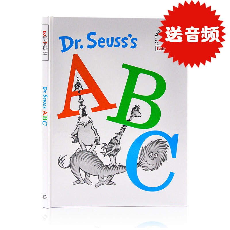 Dr Seuss's ABC 精装版 英文原版绘本 苏斯博士 廖彩杏书单 Dr Seuss 幼儿早教绘本 儿童字母单词启蒙认知图画书