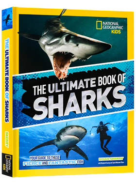 美国国家地理鲨鱼的终极之书 英文原版 The Ultimate Book of Sharks  儿童百科科普绘本图画书知识类读物进口英语书籍精装