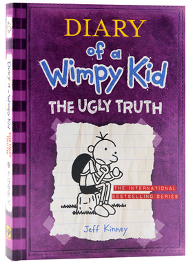 小屁孩日记5英文原版 Diary of a Wimpy Kid Book 5 The Ugly Truth 哭包日记丑陋的真相美版儿童课外英语读物