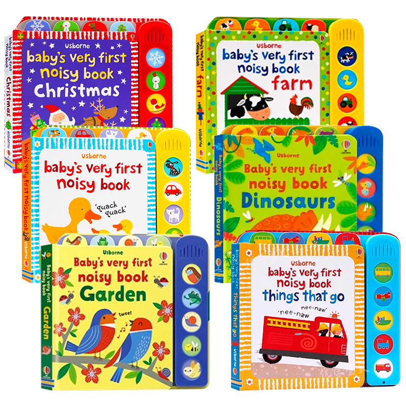 Usborne发声书6册英文原版绘本