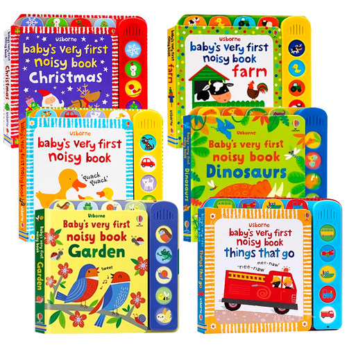 Usborne发声书6册英文原版绘本