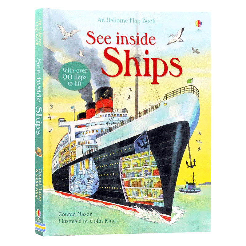 Usborne看里面系列船英文原版