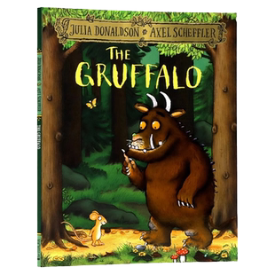 现货 咕噜牛英文原版 The Gruffalo 英文版狐假虎威故事获奖绘本 童真与诗意英语启蒙早教读物 亲子共读故事 名家Julia Donaldson