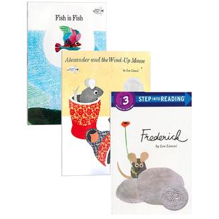 Wind 绘本 3册 Lionni 李欧李奥尼 Fish the and Leo Alexander 鱼就是鱼亚历山大和发条老鼠 Mouse Frederick 英文原版