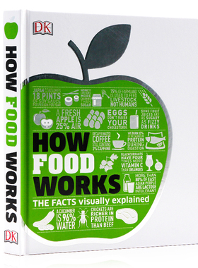 DK视觉图解百科 食物是如何运作的英文原版 How Food Works The Facts Visually Explained 可视化图解案例科普读物精美插图精装
