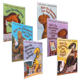 家有恐龙习惯养成图画书6册 安全教育情商培养 英文原版绘本 How Do Dinosaurs 吴敏兰书单推荐 3-6岁亲子儿童英语读物可搭皮特猫