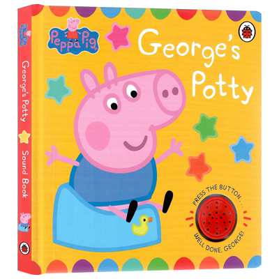 小猪佩奇乔治的便盆英文原版绘本