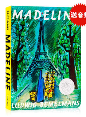 凯迪克银奖绘本 玛德琳 Madeline  英文原版 纸板书 廖彩杏吴敏兰书单 儿童经典图画书 Ludwig Bemelmans