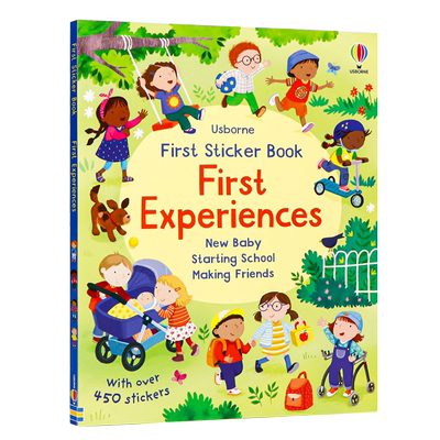第一个贴纸书第一次体验英文原版