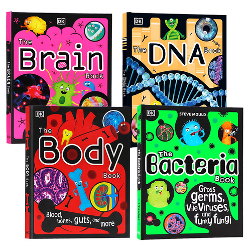 DK百科全书4册英文原版绘本