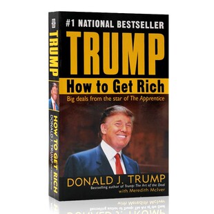 Trump 特朗普 川普 How 如何致富 英文原版 Rich 人物传记 美国总统特朗普 Get