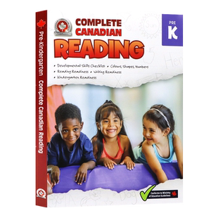 加拿大套装阅读系列学前班练习册英文原版 Complete Canadian Reading Pre-K 教材教辅学习工具书Canadian Curriculum Press出版