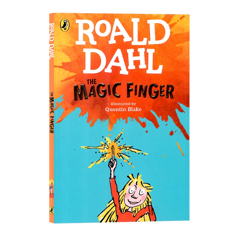 魔法手指 进口英文原版小说 The Magic Finger 罗尔德达尔系列Roald Dahl 新版 儿童章节桥梁书 课外阅读插图小说 penguin 书籍/杂志/报纸 儿童读物原版书 原图主图