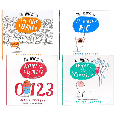 奥利弗童话绘本4册英文原版绘本