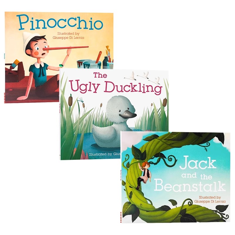 DK睡前经典童话故事3册英文原版