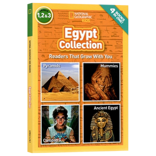 国家地理埃及记录合集英文原版绘本National Geographic Readers Egypt Collection儿童亲子科普知识读物进口英语书籍平装版
