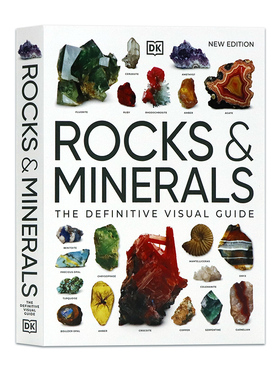 DK岩石和矿物图解百科英文原版Rocks and Minerals宝石矿物视觉指南图鉴自然矿物揭秘宝石鉴赏图集地球地下宝藏探索世界自然史