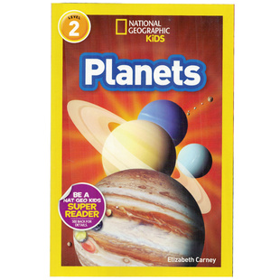 美国国家地理分级阅读行星英文原版绘本 National Geographic Kids Level2:Planets 少儿科普百科英语童书青少年课外阅读书籍