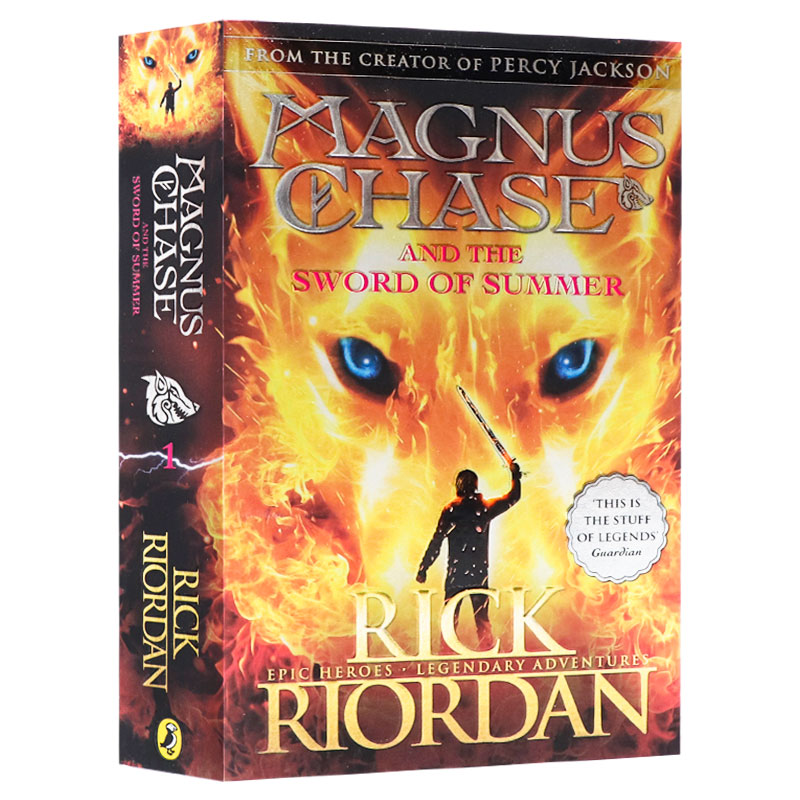 马格纳斯与仙宫之神1夏日之剑 英文原版小说 Magnus Chase and the Sword of Summer 波西杰克逊北欧神话系列 Percy Jackson