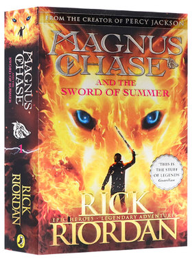 马格纳斯与仙宫之神1夏日之剑 英文原版小说 Magnus Chase and the Sword of Summer 波西杰克逊北欧神话系列 Percy Jackson