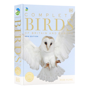 DK出品英国和欧洲的完整鸟类英文原版 RSPB Complete Birds of Britain and Europe 动物科普百科读物精装大开进口英语书籍