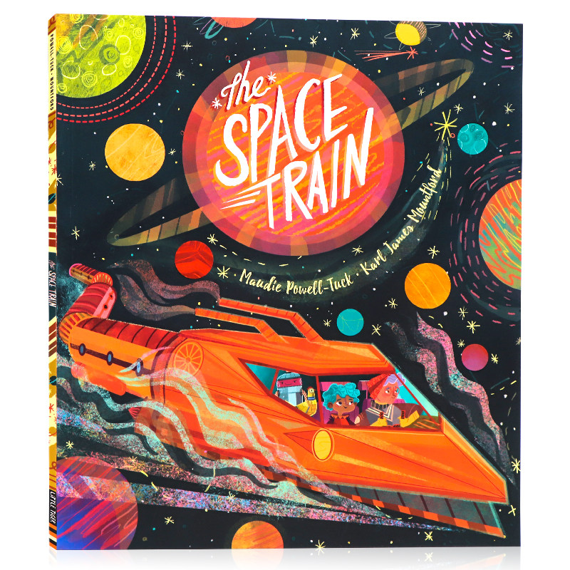 现货 太空列车 英文原版绘本 the space train 科幻故事 想象力培养