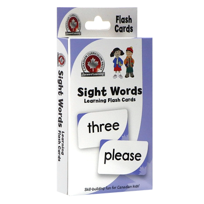 高频词闪卡英文原版加拿大教辅