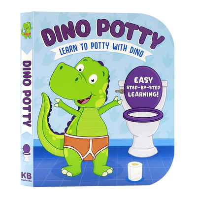 马桶书恐龙英文原版绘本