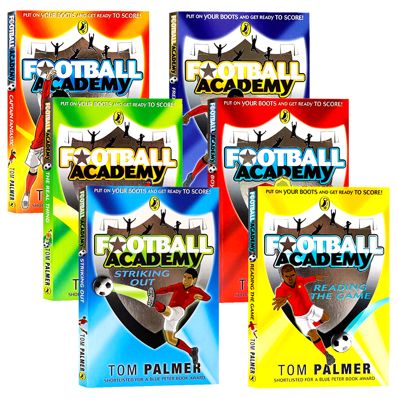 足球学院6册合售英文原版