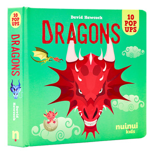 惊人的立体书 龙 英文原版立体书 Amazing pop-ups Dragons 科普百科精装3D立体翻翻书 亲子互动精装立体书 David Hawcock