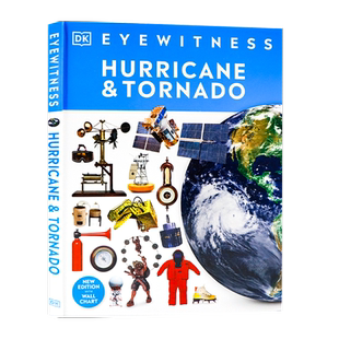 DK出品目击者系列 飓风和龙卷风 英文原版 Eyewitness Hurricane and Tornado 气候天气视觉指南 青少年儿童英语科普百科读物