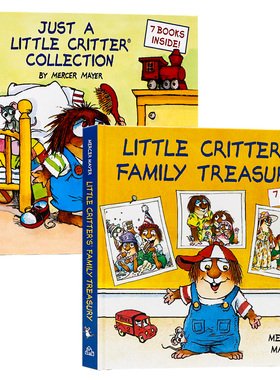 小毛人怪物7个故事合集2册 英文原版绘本 Little Critter's Family Treasury  亲子共读课外读物 培养孩子情感认知 全彩插图 精装