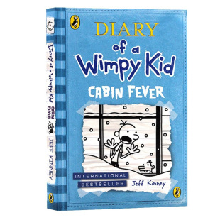 Kid 儿童文学小说 英文原版 Wimpy 插图读物平装 漫画 Cabin 版 哭包日记 儿童英语图画故事书 Diary 小屁孩日记6 Fever