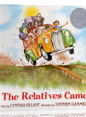 凯迪克银奖绘本 The Relatives Came 亲朋自远方来 英文原版 幼儿童启蒙早教图画书 英语读物读本平装大开