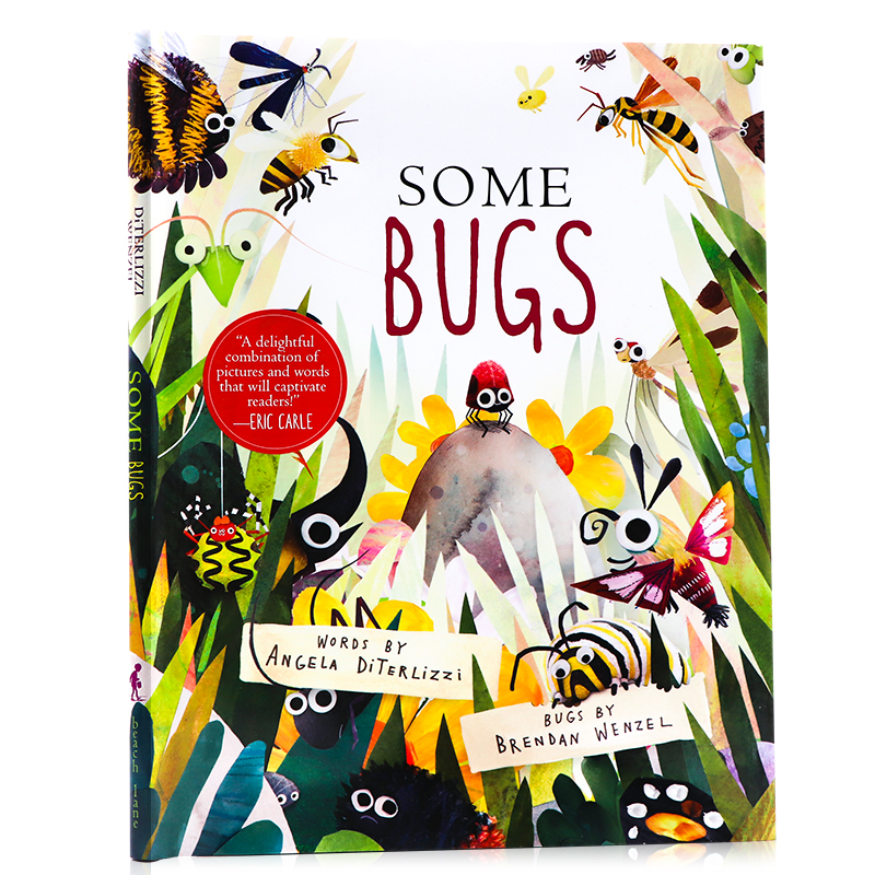 有些昆虫 Some Bugs英文原版绘本 凯迪克大奖作者Brendan Wenzel新作They All Saw a Cat 精装大开 动物启蒙精美插画