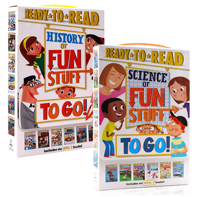 有趣的历史科学6册盒装英文原版绘本 Ready to Read level 3 History /Science of Fun Stuff to Go 历史启蒙准备分级阅读常识科普