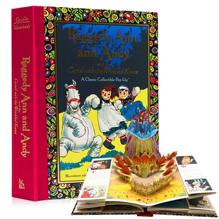 布娃娃安与安迪Pop Up立体书Raggedy Ann and Andy and the Camel with the Wrinkled Knees英文原版绘本亲子互动玩具书睡前故事