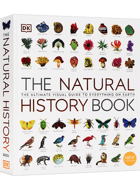 DK出品 博物大百科 自然史图解丛书英文原版 The Natural History Book 科普全书读物 儿童英语科学认知指南大开精装 植物动物图鉴
