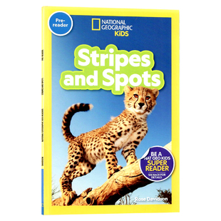美国国家地理分级阅读系列初阶 条纹与斑点 英文原版 National Geographic(Pre-Readers): Stripes and Spots 儿童英语启蒙读物
